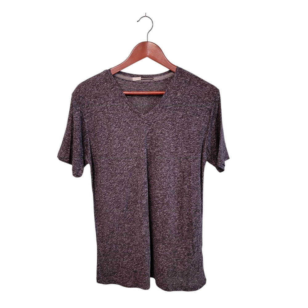 Drifter Mens Burnout Made‎ to Wear Dark Gray VNeck Basic Tee Size Small